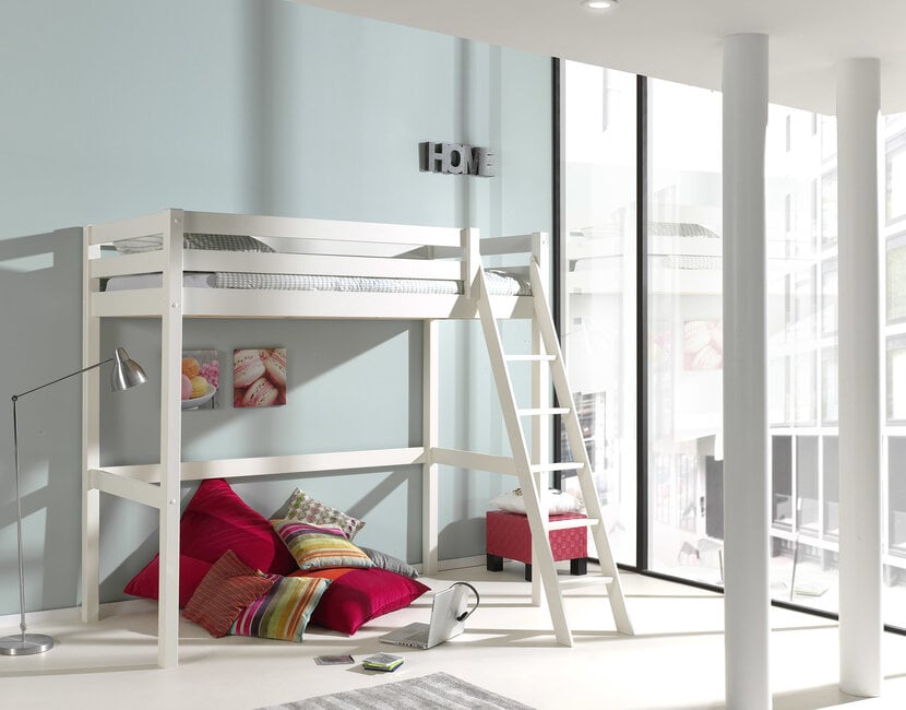 Hoogslaper Wit PINO - 90x200cm