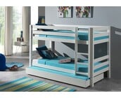 Stapelbed Wit PINO  - 140 cm hoog