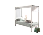 Hemelbed Wit PINO - 90x200