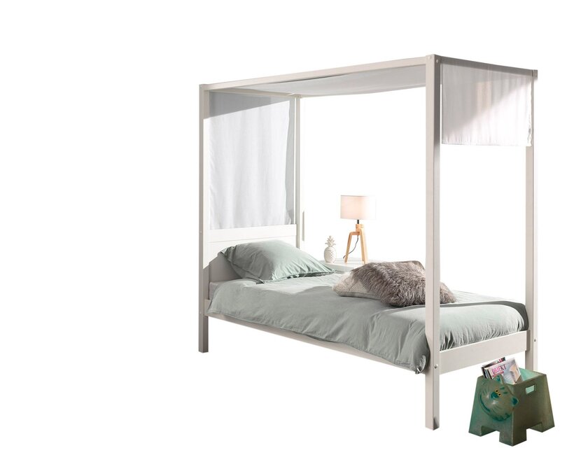 Hemelbed Wit PINO - 90x200