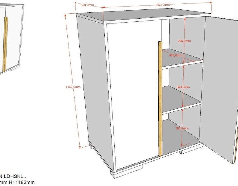 Hoogslaper Londen Antraciet