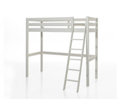 Hoogslaper met bureau Wit PINO - 90x200cm