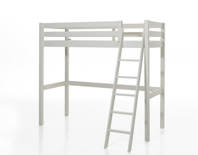 Hoogslaper met bureau Wit PINO - 90x200cm