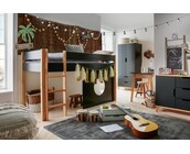 Midi hoogslaper Color - Antraciet