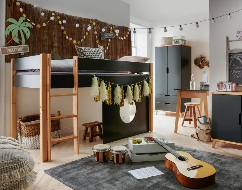 Midi hoogslaper Color - Antraciet