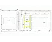 Stapelbed Luca Wit  - 90x200cm