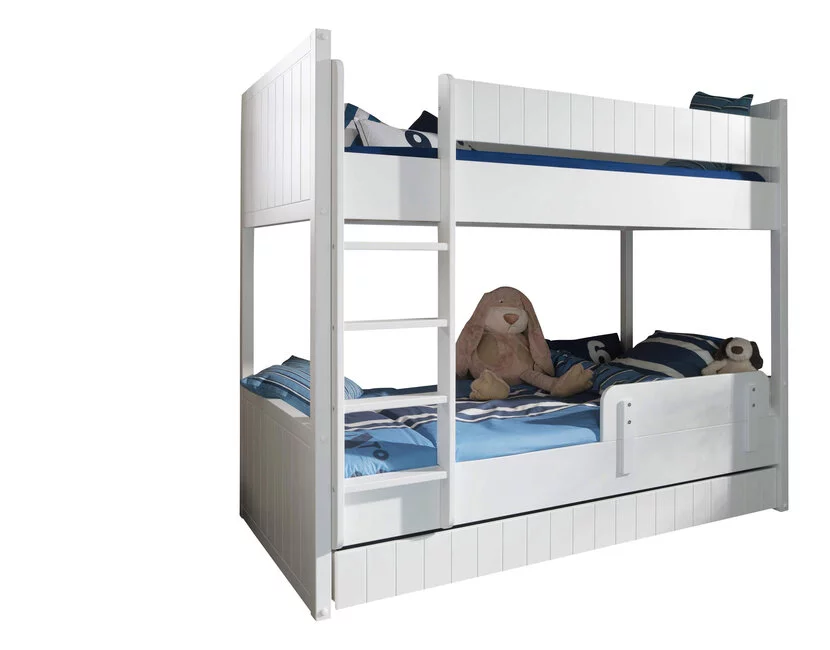 Stapelbed Robin Wit  - 90x200cm