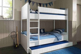 Stapelbed Robin Wit  - 90x200cm