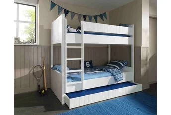 Stapelbed Robin Wit  - 90x200cm