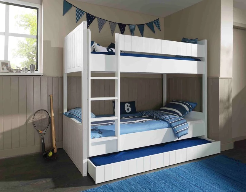 Stapelbed Robin Wit  - 90x200cm