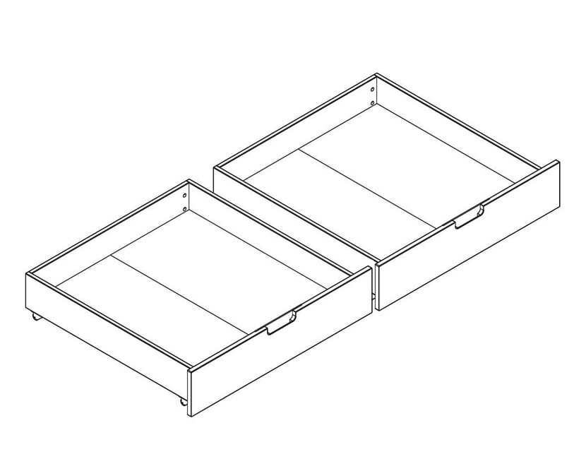 Kinderbed Color - Wit - 90x200