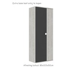 Stapelbed Maxim Antraciet