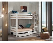 Stapelbed Wit PINO  - 180 cm hoog