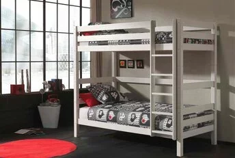 Stapelbed Wit PINO  - 180cm hoog