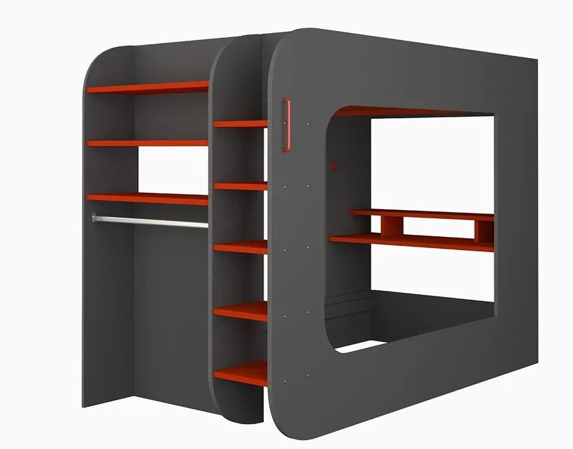 The Cube Gamingbed 120x200 - Antraciet