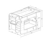 The Cube Gamingbed 120x200 - Antraciet