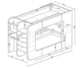 The Cube Gamingbed 90x200 - antraciet