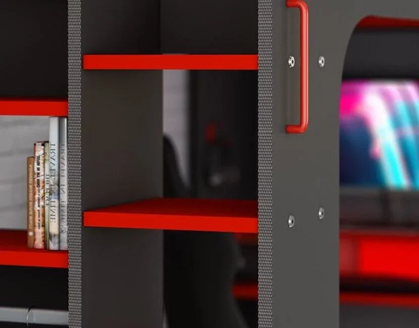 The Cube Gamingbed 90x200 - antraciet