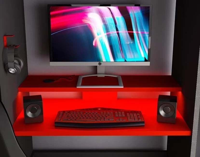 The Cube Gamingbed 90x200 - antraciet