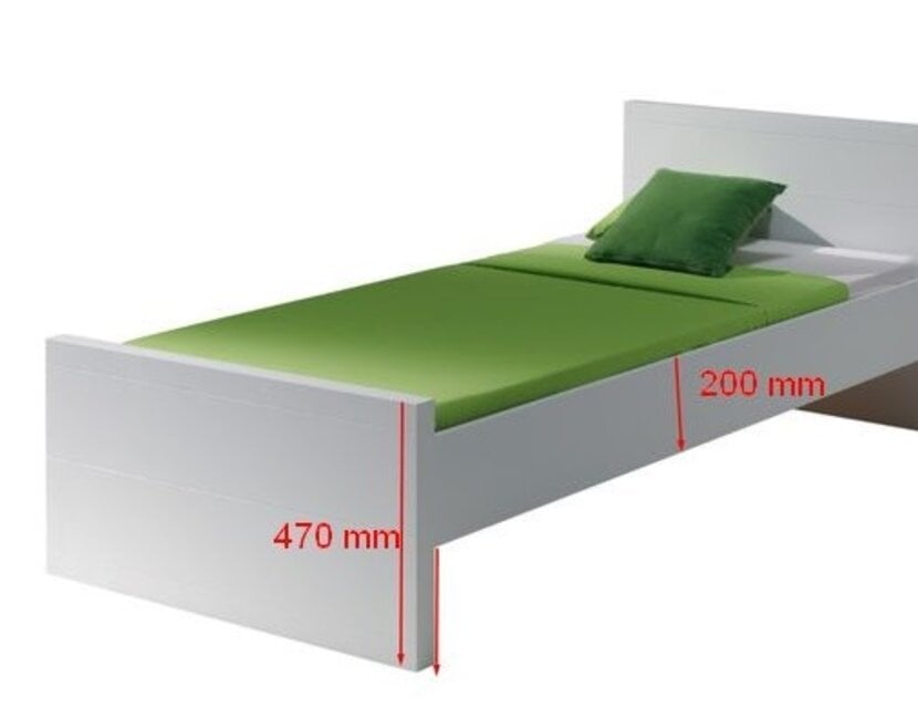 Kinderbed Lara - wit - 90x200