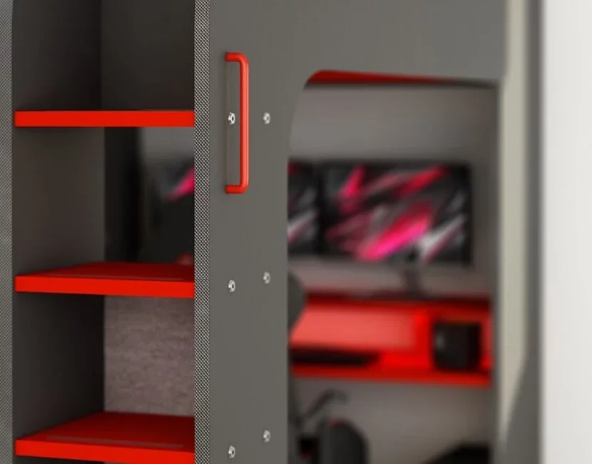 The Cube Gamingbed 120x200 - Antraciet