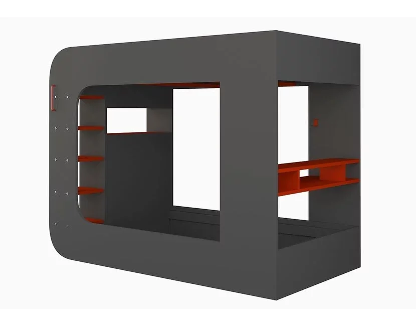 The Cube Gamingbed 120x200 - Antraciet