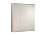 3-Deurs kledingkast Lara wit