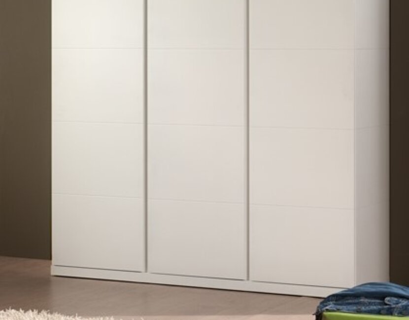 3-Deurs kledingkast Lara wit