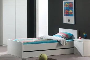 Kinderbed Lara - wit - 90x200