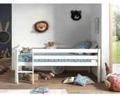 Halfhoogslaper Pino - Wit - 90x200 - alleen het bed (variant 1)