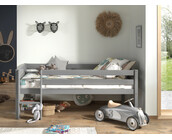 Halfhoogslaper Pino - Grijs - 90x200cm - met 3 lades (variant 5)