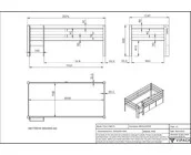 Halfhoogslaper Pino Wit 90x200