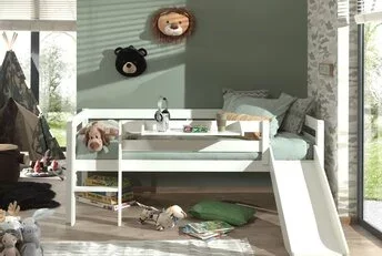 Halfhoogslaper Pino Wit 90x200