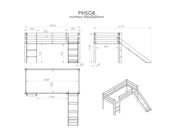 Halfhoogslaper Charlotte met Dino speeltent
