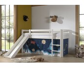 Halfhoogslaper Charlotte met Space shuttle speeltent