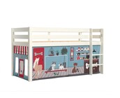 Halfhoogslaper Charlotte met Pet shop speeltent