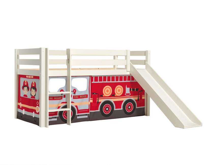 Halfhoogslaper Charlotte met Fire truck speeltent