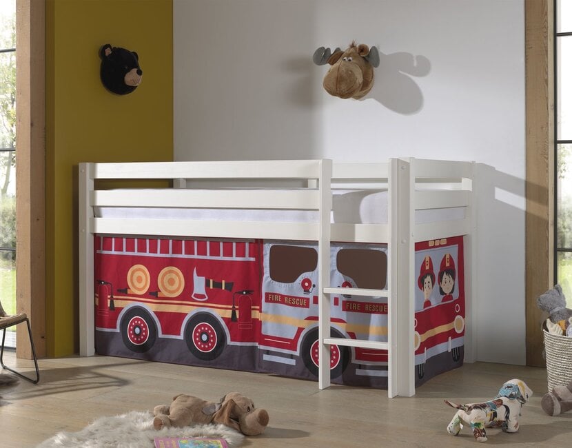 Halfhoogslaper Charlotte met Fire truck speeltent