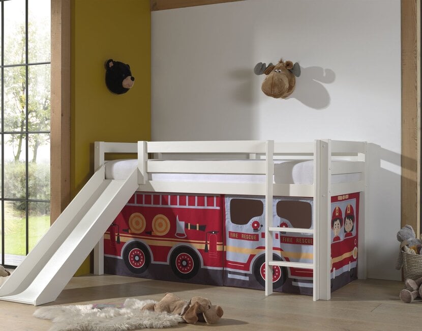 Halfhoogslaper Charlotte met Fire truck speeltent