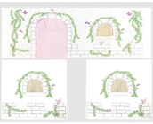 Halfhoogslaper Charlotte met Birdy speeltent  - wit - 90x200 met glijbaan