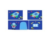 Halfhoogslaper Charlotte met Astro speeltent  - Wit - 90x200 met glijbaan