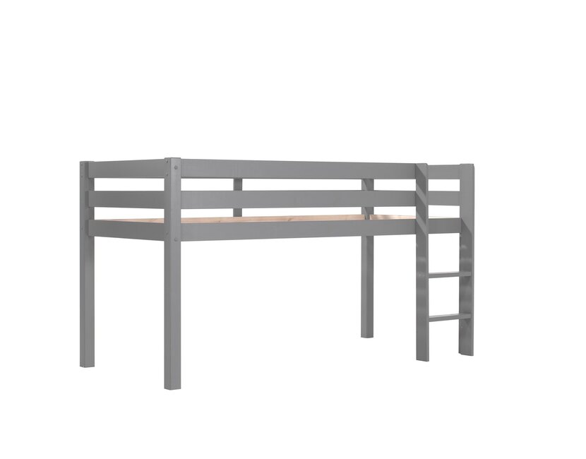 Halfhoogslaper Charlotte met Dino speeltent - Grijs