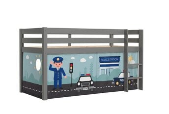 Halfhoogslaper Charlotte met Police speeltent - Grijs