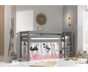 Halfhoogslaper Charlotte met Princess Sophie speeltent - Grijs