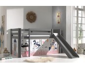 Halfhoogslaper Charlotte met Princess Sophie speeltent - Grijs