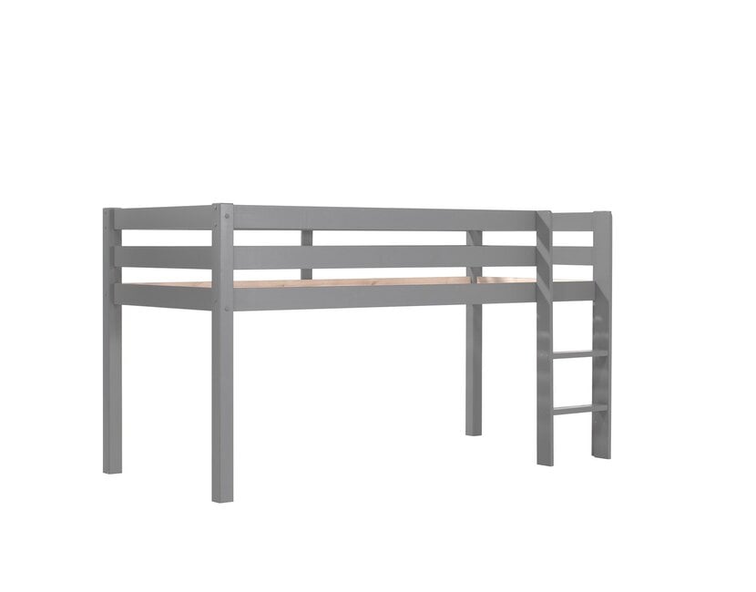 Halfhoogslaper Charlotte met Fire truck speeltent - Grijs