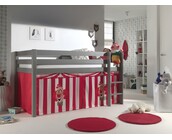 Halfhoogslaper Charlotte met Circus speeltent - Grijs