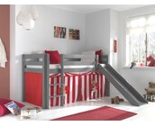 Halfhoogslaper Charlotte met Circus speeltent - Grijs