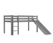 Halfhoogslaper Charlotte met Circus speeltent - Grijs