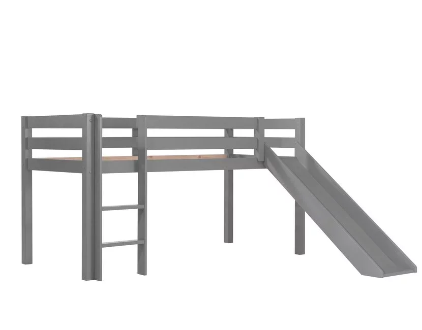 Halfhoogslaper Charlotte met Circus speeltent - Grijs